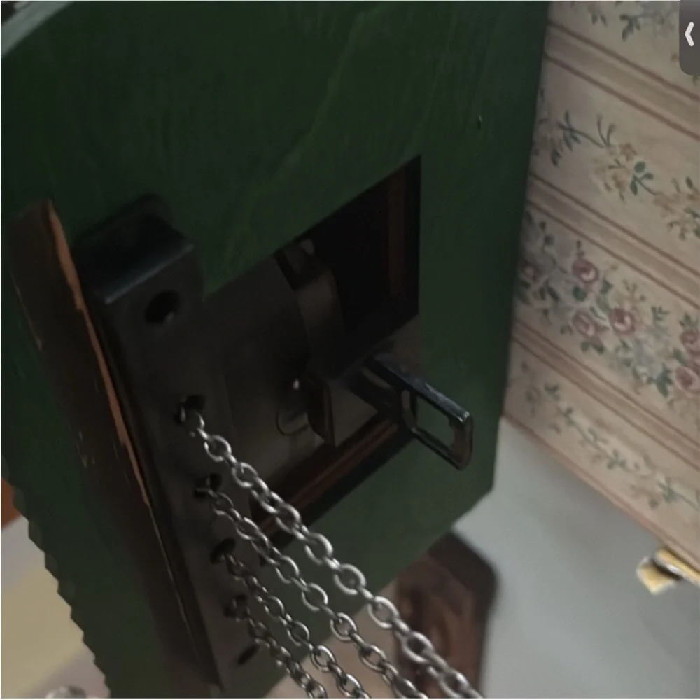 Authentic vintage Black Forest cuckoo clock traditional chalet style